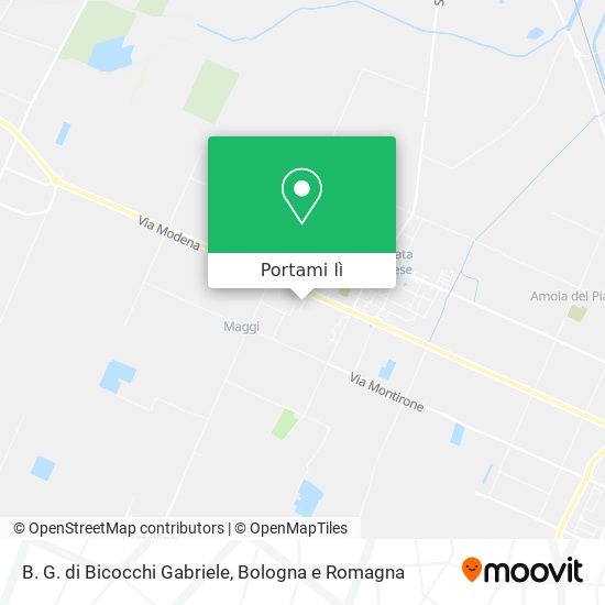 Mappa B. G. di Bicocchi Gabriele