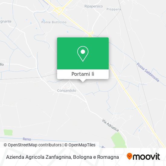 Mappa Azienda Agricola Zanfagnina