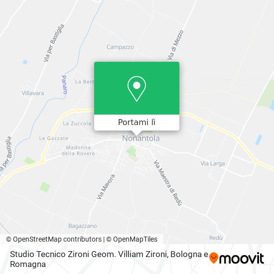Mappa Studio Tecnico Zironi Geom. Villiam Zironi