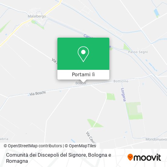 Mappa Comunità dei Discepoli del Signore