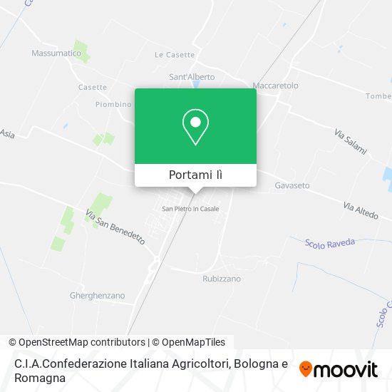 Mappa C.I.A.Confederazione Italiana Agricoltori