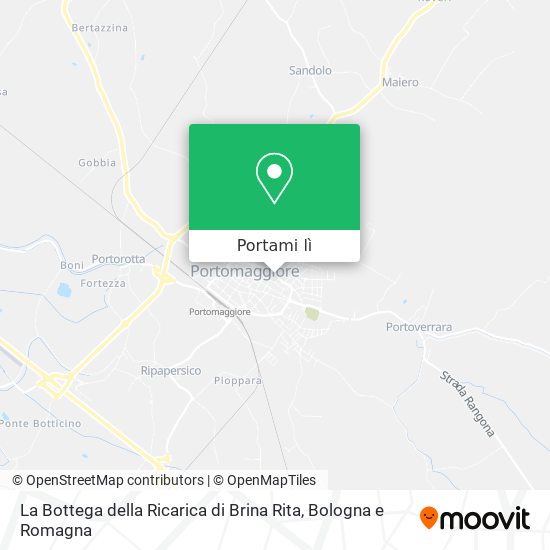 Mappa La Bottega della Ricarica di Brina Rita