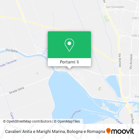 Mappa Cavalieri Anita e Marighi Marina