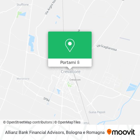 Mappa Allianz Bank Financial Advisors