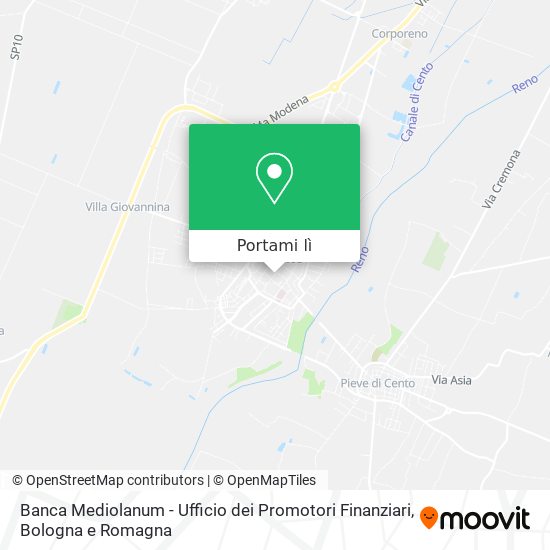 Mappa Banca Mediolanum - Ufficio dei Promotori Finanziari