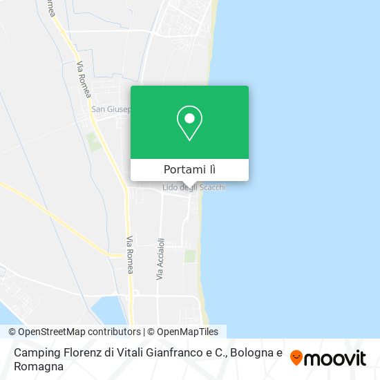 Mappa Camping Florenz di Vitali Gianfranco e C.