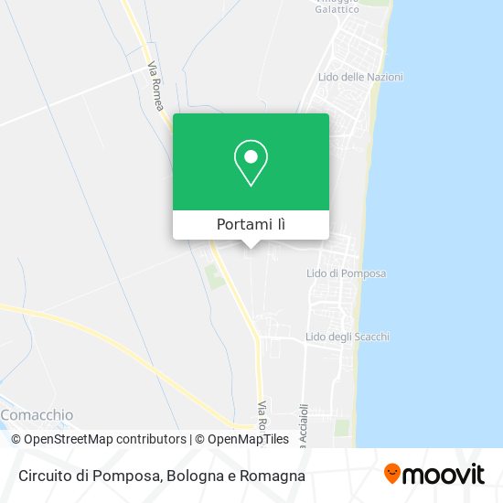 Mappa Circuito di Pomposa