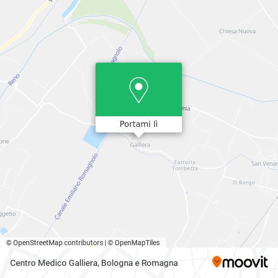 Mappa Centro Medico Galliera
