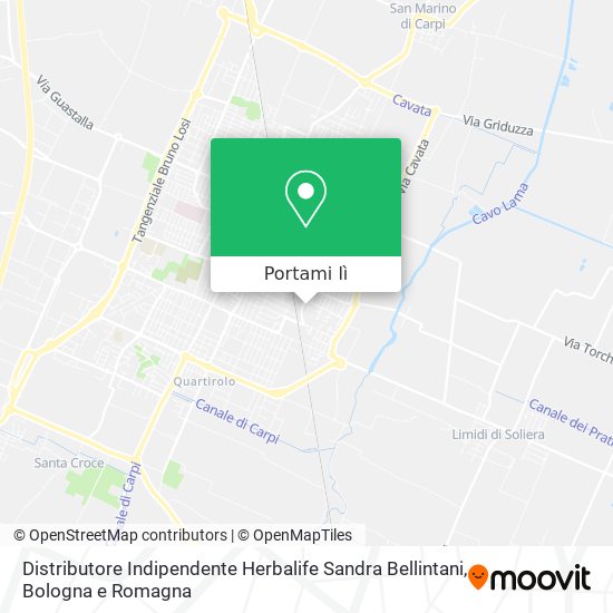 Mappa Distributore Indipendente Herbalife Sandra Bellintani