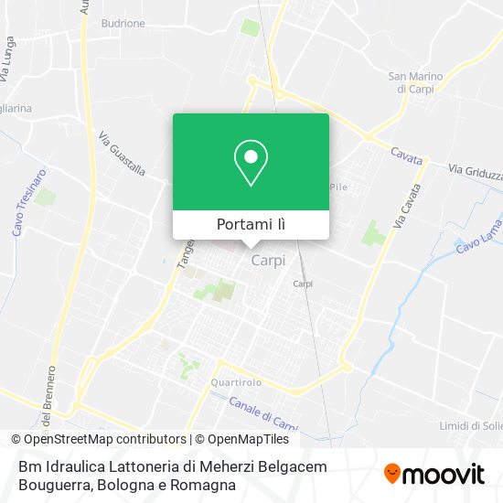 Mappa Bm Idraulica Lattoneria di Meherzi Belgacem Bouguerra