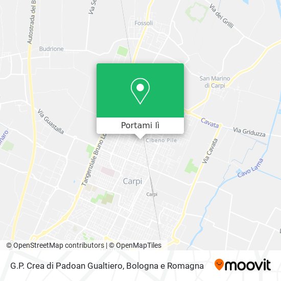 Mappa G.P. Crea di Padoan Gualtiero