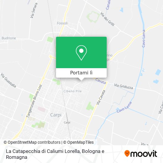 Mappa La Catapecchia di Caliumi Lorella