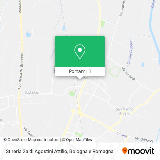 Mappa Stireria 2a di Agostini Attilio