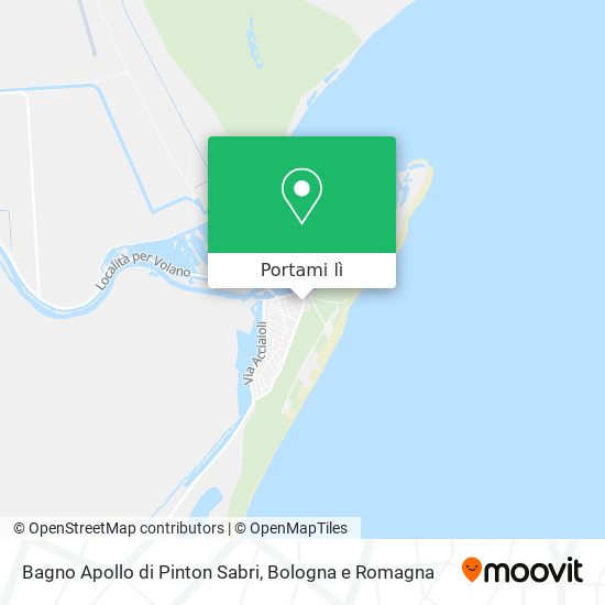 Mappa Bagno Apollo di Pinton Sabri