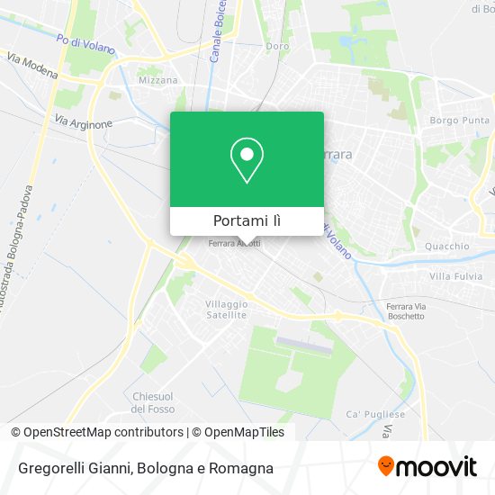 Mappa Gregorelli Gianni