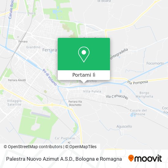 Mappa Palestra Nuovo Azimut A.S.D.