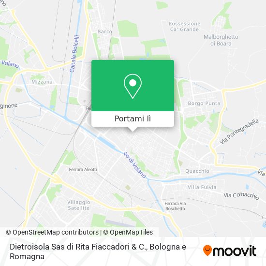 Mappa Dietroisola Sas di Rita Fiaccadori & C.