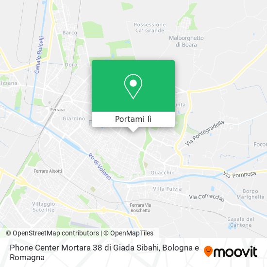 Mappa Phone Center Mortara 38 di Giada Sibahi