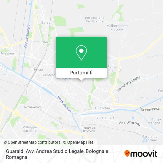 Mappa Guaraldi Avv. Andrea Studio Legale