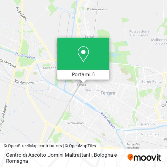 Mappa Centro di Ascolto Uomini Maltrattanti