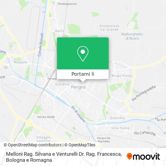 Mappa Melloni Rag. Silvana e Venturelli Dr. Rag. Francesca