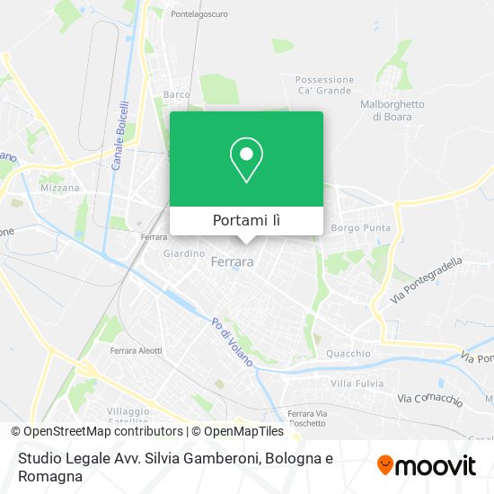 Mappa Studio Legale Avv. Silvia Gamberoni