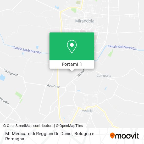 Mappa Mf Medicare di Reggiani Dr. Daniel