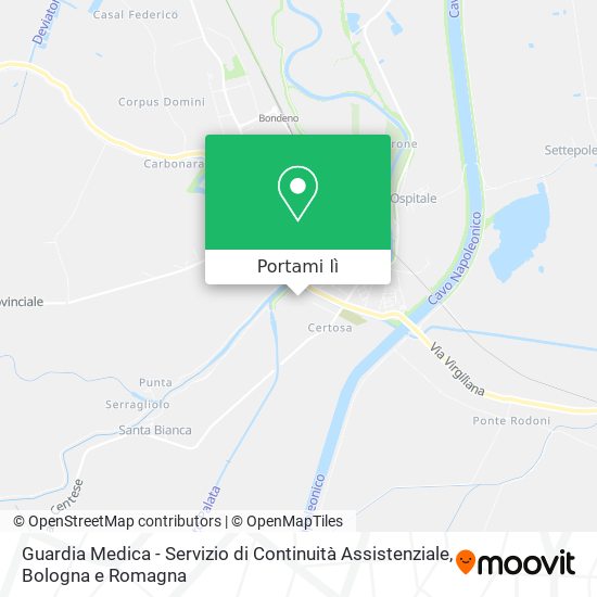 Mappa Guardia Medica - Servizio di Continuità Assistenziale