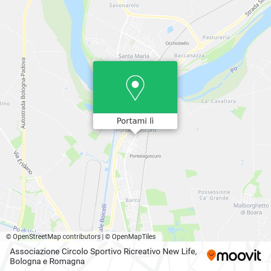 Mappa Associazione Circolo Sportivo Ricreativo New Life