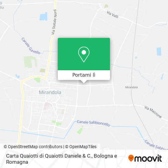 Mappa Carta Quaiotti di Quaiotti Daniele & C.