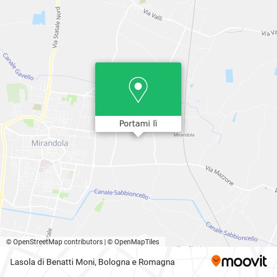 Mappa Lasola di Benatti Moni