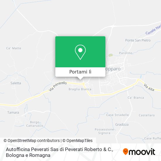 Mappa Autofficina Peverati Sas di Peverati Roberto & C.