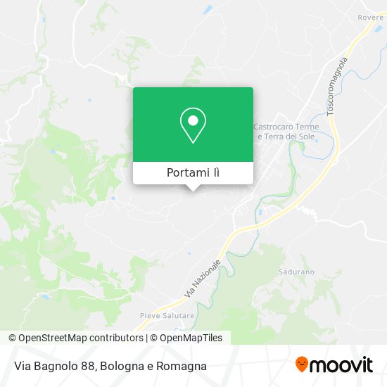Mappa Via Bagnolo  88
