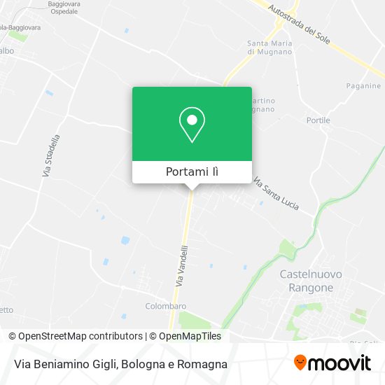 Mappa Via Beniamino Gigli