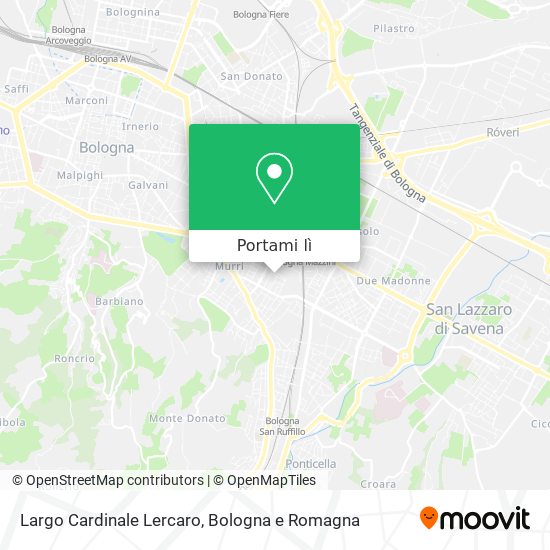Mappa Largo Cardinale Lercaro