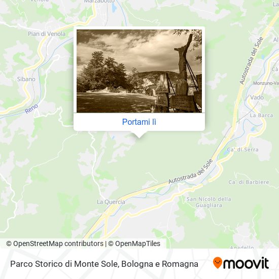 Mappa Parco Storico di Monte Sole