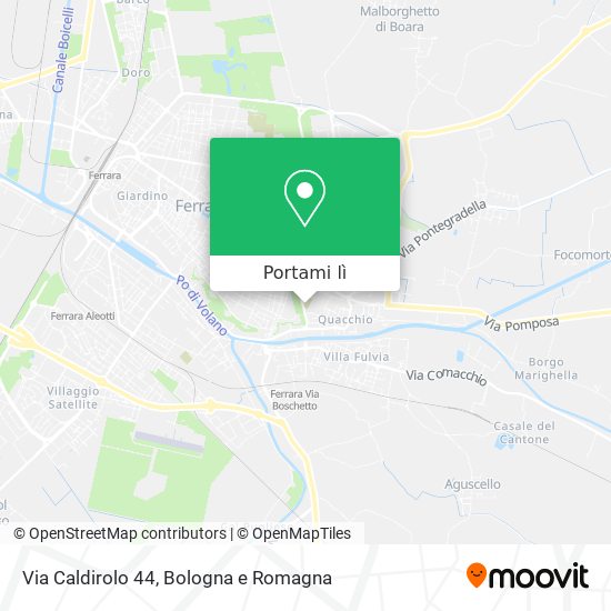 Mappa Via Caldirolo 44