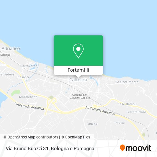 Mappa Via Bruno Buozzi 31