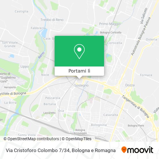 Mappa Via Cristoforo Colombo 7/34