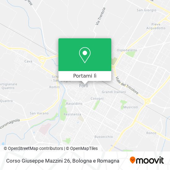 Mappa Corso Giuseppe Mazzini  26