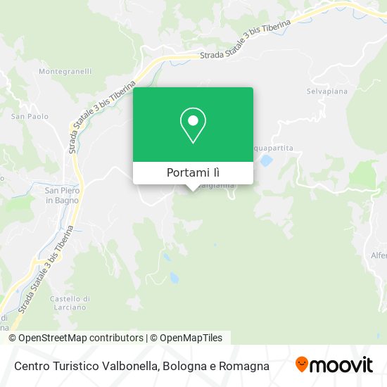Mappa Centro Turistico Valbonella