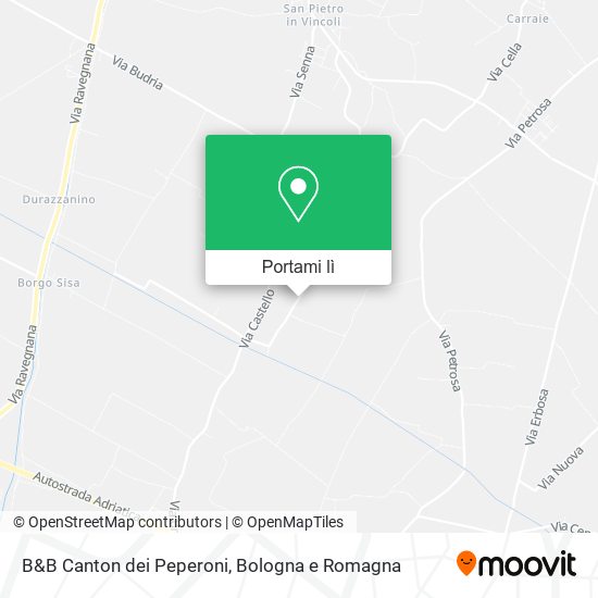 Mappa B&B Canton dei Peperoni