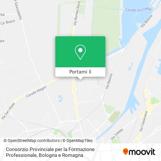 Mappa Consorzio Provinciale per la Formazione Professionale