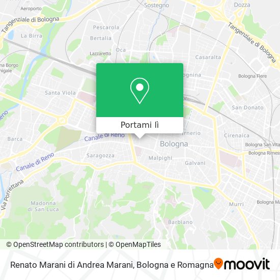 Mappa Renato Marani di Andrea Marani