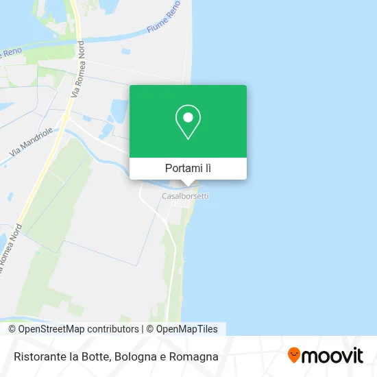 Mappa Ristorante la Botte