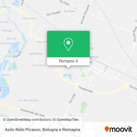 Mappa Asilo Nido Picasso