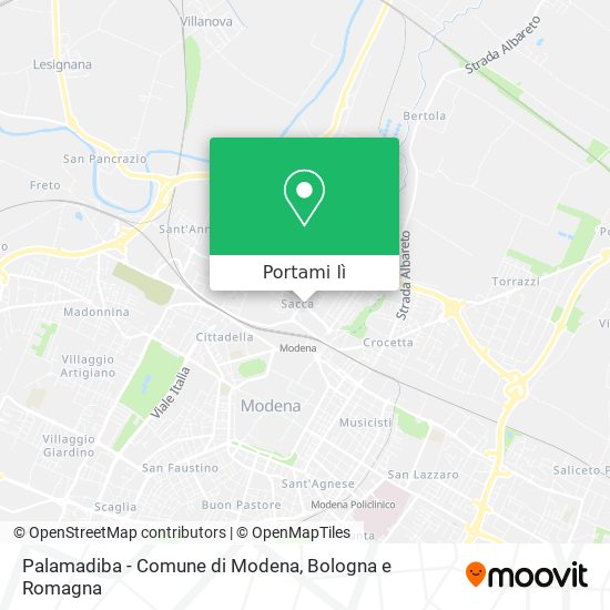 Mappa Palamadiba - Comune di Modena