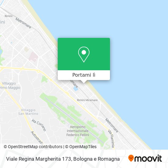 Mappa Viale Regina Margherita 173