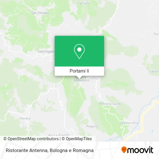 Mappa Ristorante Antenna