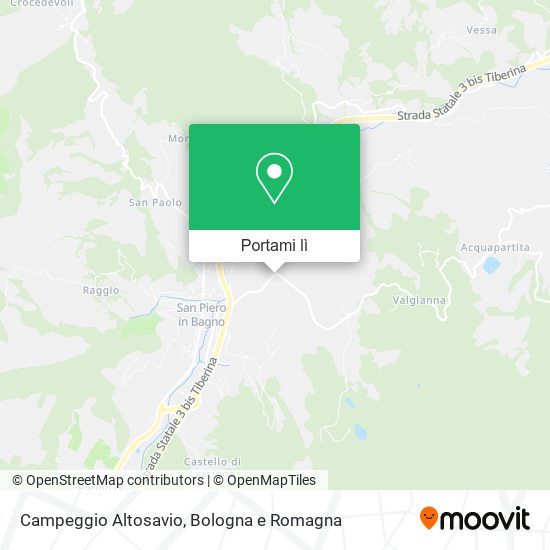 Mappa Campeggio Altosavio